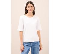 CECIL Basic RIPP T-Shirt White XL