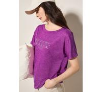 Cecil Damen B322684 T-Shirt, Magenta Lacquer, XS