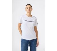 T-Shirt CHAMPION, Damen, Gr. M (40), wht, ns, Obermaterial: 100% Baumwolle, Rundhals, Shirts T-Shirt, klassischer Schnitt, sportlicher Stil, aus Baumwolle (50111444-M) wht, ns