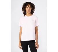 T-Shirt CHAMPION "Graphic Crewneck T-Shirt", Damen, Gr. S, rosa (ctp), Obermaterial: 100% Baumwolle, Rundhals, Shirts T-Shirt, mit Rundhalsausschnitt, Kurzarm, aus Baumwolle (71203964-S) ctp