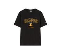 T-Shirt CHAMPION "Graphic Tee", Jungen, Gr. XL, nbk, Obermaterial: 100% Baumwolle, normal, Rundhals, Shirts T-Shirt, sportliche Passform, Kurzarm, Rundhalsausschnitt (71404156-XL) nbk