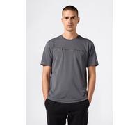 T-Shirt CHAMPION, Herren, Gr. L (52/54), fgy, Obermaterial: 100% Baumwolle, Rundhals, Shirts T-Shirt, sportliche Passform, für Freizeit und aktive Tage, aus Baumwolle (16234133-L) fgy