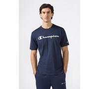 T-Shirt CHAMPION, Herren, Gr. M (48/50), blau (nny, ns), Obermaterial: 100% Baumwolle, Shirts T-Shirt (55821457-M) nny, ns