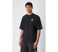 T-Shirt CHAMPION, Herren, Gr. M (48), schwarz (nbk), Obermaterial: 100% Baumwolle, Shirts (96731461-M) nbk