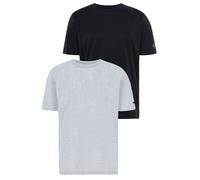Champion 2er-Set: Shirts in Schwarz - 36% | Größe M | Herren Plussize