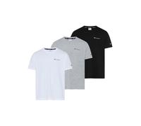T-Shirt CHAMPION, Herren, Gr. XS (44), weiß (nbk, wht, noxm), Obermaterial: 100% Baumwolle, normal, Rundhals, Shirts T-Shirt, mit Rundhalsausschnitt, Kurzarm, aus Baumwolle, gerader Abschluss (3572211