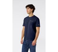 T-Shirt CHAMPION "ICONS CONTRAST SS Tee", Herren, Gr. L (52/54), nny, ns, Obermaterial: 100% Baumwolle, Rundhals, Shirts T-Shirt, sportlicher Schnitt, Kurzarm, für sportliche Aktivitäten (67002715-L)