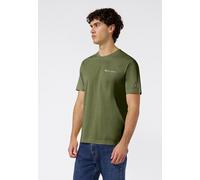 T-Shirt CHAMPION "ICONS CONTRAST SS Tee", Herren, Gr. XL (56/58), olvn, Obermaterial: 100% Baumwolle, Rundhals, Shirts T-Shirt, sportlicher Schnitt, Kurzarm, für sportliche Aktivitäten (65820340-XL) o