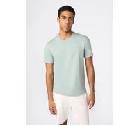 T-Shirt CHAMPION "Icons Tee", Herren, Gr. S, grün, Obermaterial: 100% Baumwolle, Shirts T-Shirt, Kurzarm, aus Baumwolle, sportliche Passform, auch in großen Größen (38053432-S) grün