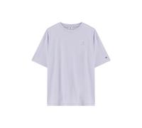 T-Shirt CHAMPION "ICONS WASH Oversize T-Shirt", Damen, Gr. L, lva, Obermaterial: 100% Baumwolle, normal, Rundhals, Shirts T-Shirt, Kurzarm, für sportliche Aktivitäten und Freizeit, Rundhalsausschnitt 