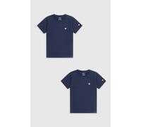 Champion 2er-Set: Shirt in Dunkelblau - Größe 122/128 | Kinder Oberteile