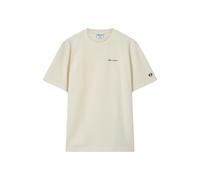 T-Shirt CHAMPION "SS Tee Riffle", Jungen, Gr. XXL, natur, Obermaterial: 70% Baumwolle, 30% Polyester, Shirts T-Shirt, sportlich, Kurzarm, für sportliche Aktivitäten (72691410-XXL) natur