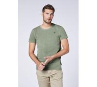 T-Shirt CHIEMSEE, Damen, Gr. M (48/50), laurel wreath, 100% Baumwolle, Rundhals, Shirts T-Shirt (18542339-M) laurel wreath