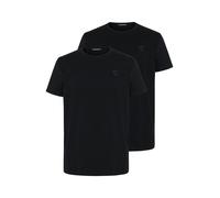 T-Shirt CHIEMSEE, Herren, Gr. XL, schwarz (schwarz, schwarz), Obermaterial: 100% Baumwolle, Rundhals, Shirts T-Shirt, im Doppelpack (76402139-XL) schwarz, schwarz