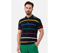 T-Shirt CIPO & BAXX "CT749", Herren, Gr. L, indigo, 100% Baumwolle, gestreift, regular fit, normaler Saum, Shirts T-Shirt, gerade geschnitten (72537065-L) indigo