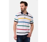 T-Shirt CIPO & BAXX "CT749", Herren, Gr. XXL, weiß, Obermaterial: 100% Baumwolle CO., gestreift, regular fit, Shirts T-Shirt, gerade geschnitten (87599766-XXL) weiß