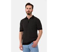 T-Shirt CIPO & BAXX "CT751", Herren, Gr. M, schwarz, Obermaterial: 95% Baumwolle CO. 5% Elasthan EL., gestreift, regular fit, Shirts T-Shirt, gerade geschnitten (31794304-M) schwarz