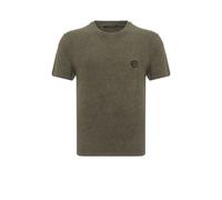 T-Shirt CIPO & BAXX "CT808", Herren, Gr. S, grün (khaki), Obermaterial: 100% Baumwolle CO., uni, regular fit, Rundhals, Shirts T-Shirt, Charakteristische Waschung (Y¿kama) (61283731-S) khaki