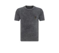 T-Shirt CIPO & BAXX "CT808", Herren, Gr. XXL, anthrazit, 100% Baumwolle, unifarben, regular fit, Rundhals, Shirts T-Shirt, Charakteristische Waschung (Yıkama) (84505863-XXL) anthrazit