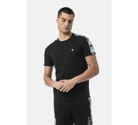 T-Shirt CIPO & BAXX "CT817", Herren, Gr. S, schwarz, 95% Baumwolle, 5% Elasthan, unifarben, regular fit, Rundhals, Shirts T-Shirt, mit Logo Print (41827804-S) schwarz