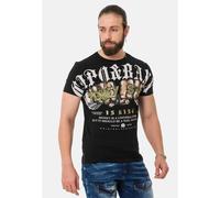 Cipo & Baxx Herren T-Shirt Freizeit Sommer T-Shirt CT714 Black XL