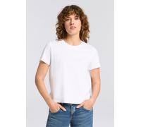 T-Shirt "CLASSIC 2", Damen, Gr. M (38), weiß, Jersey, Obermaterial: 100% Baumwolle, CALVIN KLEIN UNDERWEAR, unifarben, Basic normal, Rundhals, Shirts T-Shirt, mit Logo-Stickerei (15790841-M) weiß