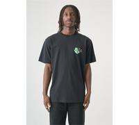 T-Shirt CLEPTOMANICX "Camp Classic Tee", Jungen, Gr. M, schwarz, 100% Baumwolle, bedruckt, normal, Rundhals, Shirts T-Shirt, mit coolem Rückenprint (94235606-M) schwarz