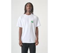 T-Shirt CLEPTOMANICX "Camp Classic Tee", Jungen, Gr. M, weiß, 100% Baumwolle, bedruckt, normal, Rundhals, Shirts T-Shirt, mit coolem Rückenprint (86788101-M) weiß