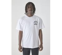 T-Shirt CLEPTOMANICX "Classic Tee Ballsport", Damen, Gr. L, weiß, 100% Baumwolle, bedruckt, normal, Rundhals, Shirts T-Shirt, mit lockerem Schnitt (15072425-L) weiß