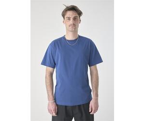 T-Shirt CLEPTOMANICX "Classic Tee Ligull Classic", Jungen, Gr. XXL, blau, 100% Baumwolle, bestickt, normal, Rundhals, Shirts T-Shirt, mit lockerem Schnitt (66681127-XXL) blau