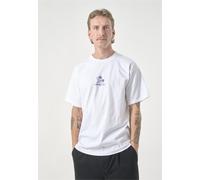 T-Shirt CLEPTOMANICX "Classic Tee Old Thug", Damen, Gr. M, weiß, 100% Baumwolle, bedruckt, normal, Rundhals, Shirts T-Shirt, im lockeren Schnitt (56029766-M) weiß