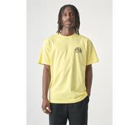 T-Shirt CLEPTOMANICX "Connected", Jungen, Gr. M, gelb, 100% Baumwolle, bedruckt, normal, Rundhals, Shirts T-Shirt, mit großem Rückenprint (62926935-M) gelb