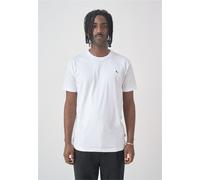 T-Shirt CLEPTOMANICX "Embro Gull", Herren, Gr. L, weiß, 100% Baumwolle, bestickt, normal, Rundhals, Shirts T-Shirt, mit Gull-Stickerei (36512132-L) weiß