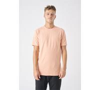 T-Shirt CLEPTOMANICX "Ligull Oversize", Herren, Gr. M, schwarz (lachs), 100% Baumwolle, bestickt, normal, Rundhals, Shirts T-Shirt, in lockerem Schnitt (19117645-M) lachs