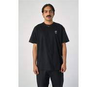 T-Shirt CLEPTOMANICX "Sketch Gull", Herren, Gr. L, schwarz, 100% Baumwolle, bedruckt, normal, Rundhals, Shirts T-Shirt, mit lockerem Schnitt (61484307-L) schwarz