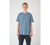 T-Shirt CLEPTOMANICX "Sketch Gull", Herren, Gr. S, blau, 100% Baumwolle, bedruckt, normal, Rundhals, Shirts T-Shirt, mit lockerem Schnitt (69468606-S) blau