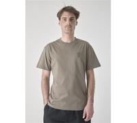 T-Shirt CLEPTOMANICX "Sketch Gull", Herren, Gr. S, braun, 100% Baumwolle, bedruckt, normal, Rundhals, Shirts T-Shirt, mit lockerem Schnitt (87448112-S) braun