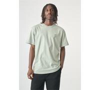 T-Shirt CLEPTOMANICX "Sketch Gull", Herren, Gr. XL, grau, grün, 100% Baumwolle, bedruckt, normal, Rundhals, Shirts T-Shirt, mit lockerem Schnitt (73595758-XL) grau, grün