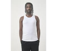 T-Shirt CLEPTOMANICX "Tank Top Ligull", Damen, Gr. M, weiß, 100% Baumwolle, unifarben, normal, Rundhals, Shirts T-Shirt, Locker geschnitten (16493356-M) weiß