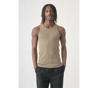 T-Shirt CLEPTOMANICX "Tank Top Ligull", Herren, Gr. L, braun, 100% Baumwolle, unifarben, normal, Rundhals, Shirts T-Shirt, Locker geschnitten (32923543-L) braun