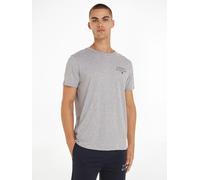 T-Shirt "CN SS TEE LOGO", Herren, Gr. M (50), grau (light, grau, heather), Single Jersey, Obermaterial: 100% Baumwolle, TOMMY HILFIGER UNDERWEAR, meliert, Basic, gerade hüftbedeckend, Rundhals, einges