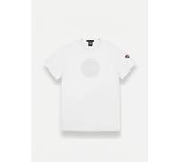 T-Shirt COLMAR "MENS T-SHIRT", Damen, Gr. L, weiß, Jersey, Obermaterial: 100% Baumwolle, unifarben, regular fit normal, Rundhals, abgesteppte Kante, Shirts T-Shirt, mit Logo, Rundhals, regular fit (16