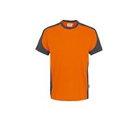 HAKRO 290 Comfort Fit T-Shirt Rundhals orange/anthrazit, Einfarbig