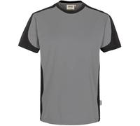 HAKRO T-Shirt Contrast MIKRALINAR® titan/anthrazit, M