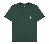 T-Shirt CONVERSE "CNVB DCTP SLUB POCKET TEE", Jungen, Gr. 164/170 (176), grün (branch out), Obermaterial: 60% Baumwolle, 40% Polyester, Shirts T-Shirt, für Kinder geeignet, aus Baumwolle und Polyester