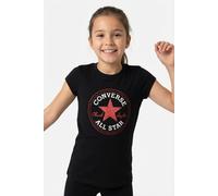Converse Timeless Chuck Patch G Maglietta a Maniche Corte per Bambini Nero 100% Cotone 10 Anni Unisex-Bimbi