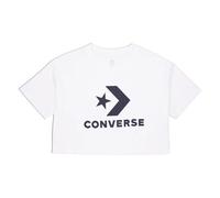 T-Shirt CONVERSE "STAR CHEVRON BOXY T-SHIRT", Damen, Gr. M (38), weiß, Obermaterial: 100% Baumwolle, Shirts T-Shirt (97447031-M) weiß