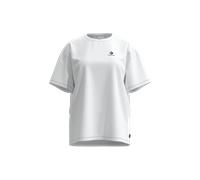 T-Shirt CONVERSE "STAR CHEVRON OVERSIZED TEE", Damen, Gr. S, weiß 10a, Obermaterial: 100% Baumwolle, normal, Rundhals, Shirts T-Shirt, sportlicher Stil, Kurzarm, aus Baumwolle (22219404-S) weiß 10a