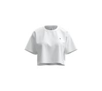 T-Shirt CONVERSE "STAR CHEVRON SPORTY TEE", Damen, Gr. S, weiß 10a, Obermaterial: 100% Baumwolle, Rundhals, Shirts T-Shirt, sportlicher Stil, Kurzarm, aus Baumwolle (49310766-S) weiß 10a