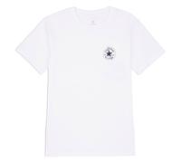 T-Shirt CONVERSE "WOMEN'S CONVERSE CHUCK TAYLOR T-SHIRT", Damen, Gr. L (40), weiß, Jersey, Obermaterial: 100% Baumwolle, Rundhals, Shirts T-Shirt (25114427-L) weiß